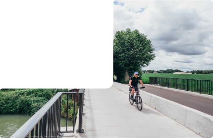 Homme à vélo